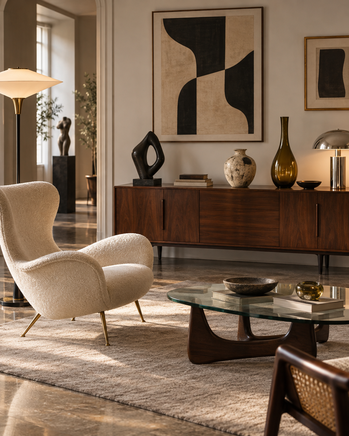 Collezione di arredi e oggetti di design del Novecento